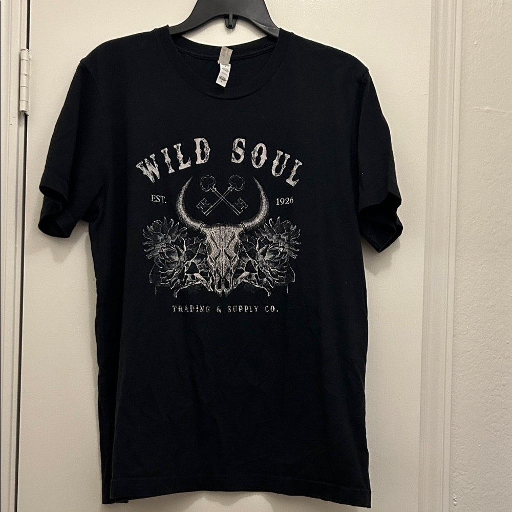 Wild Soul Black Graphic T-Shirt